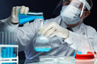 Pouring reagents