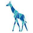 Giraffe origami style Giraffe origami style