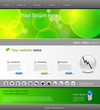 Website template, easy editable vector
