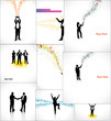 Set of posters for business