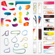 Collection of elements for different design