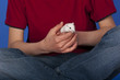 Foto: rennmaus mit Kind, Gerbil with boy rennmaus mit Kind, Gerbil with boy