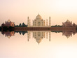Taj Mahal at sunset, Agra, Uttar Pradesh, India.