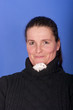 Rennmaus mit Frau