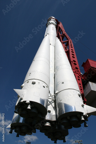 Photo: First spaceship Vostok in Moscow Russia First spaceship Vostok in Moscow Russia