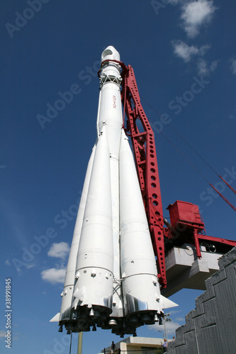 Photo: First spaceship Vostok in Moscow Russia First spaceship Vostok in Moscow Russia