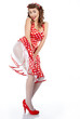 Pin-up girl. American style