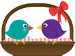 Birds on Basket