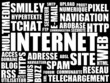 Internet nuage de mots