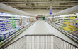 Cart in supermarket