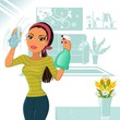 Woman who cleans