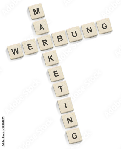 Vektor: Bausteine Werbung Marketing Bausteine Werbung Marketing