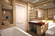 interior of bathroom
