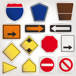 Vector: Vector. Blank road signs Vector. Blank road signs