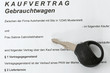 Kaufvertrag Gebrauchtwagen