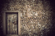 Ancient wooden door Ancient wooden door