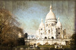 Le Sacré-Coeur style vintage - Montmartre, Paris Le Sacré-Coeur style vintage - Montmartre, Paris