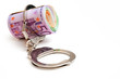 money and handcuffs money and handcuffs