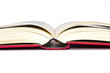 libros aislados en fondo blanco