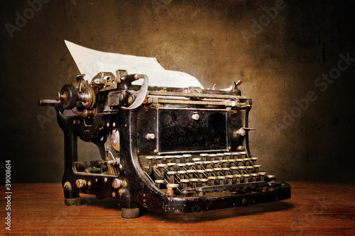 Photo: Old typewriter Old typewriter