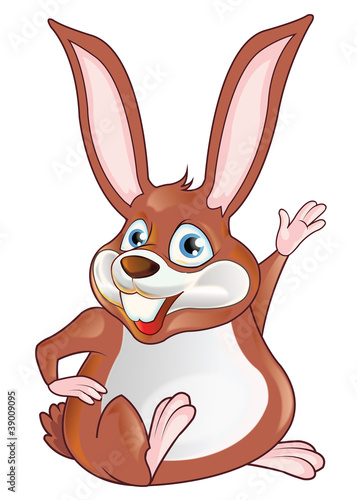 Vector: Rabbit Cartoon/Mascot Rabbit Cartoon/Mascot