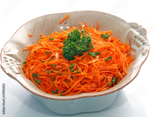 Photo: Salade de carottes râpées Salade de carottes râpées