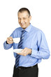 business man coffee break