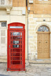 Telephone booth in Malta