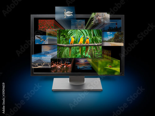 Photo: 3d television tv set concept 3d television tv set concept