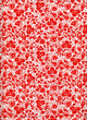 red floral background