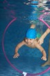 Diving toddler