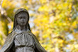 Monument Lady of Guadalupe on a cemetery Monument Lady of Guadalupe on a cemetery