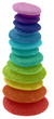 pyramide galets couleurs