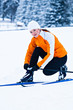 cross-country skiing