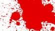Blood splashes over white background Blood splashes over white background