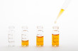 Photo: Chemical research - sample preparation Chemical research - sample preparation