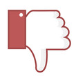 Vector thumb down