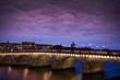 pont neuf à Paris la nuit