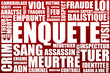 enquetes policiere - mots