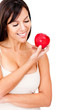 Healthy eating woman