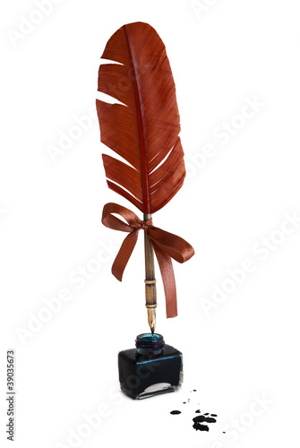Foto: Feather quill Feather quill