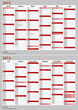Vektor: Kalender Deutschland 2013 Januar - Dezember Kalender Deutschland 2013 Januar - Dezember