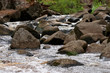rushing water in river