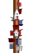 Birdhouse pole