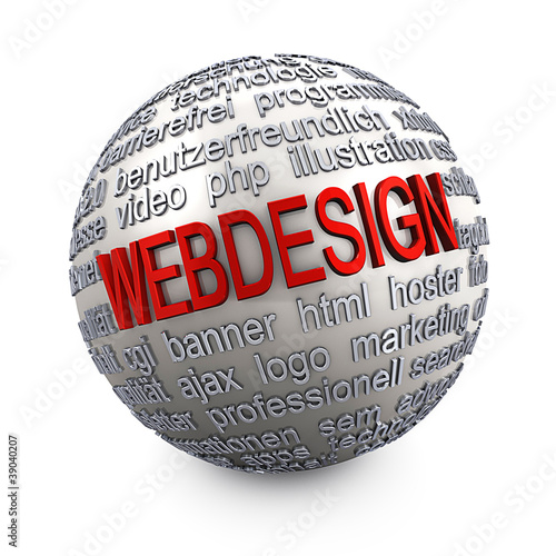 Illustration: Webdesign - Kugel Webdesign - Kugel