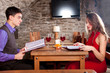In restaurant