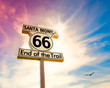 Quadro Route 66 Sign