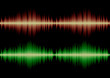 Seamless music wave pattern