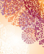 abstract flower background - vector illustration