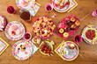 Photo: Table with birthday treats Table with birthday treats